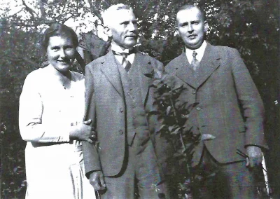 Friedrich Wilhelm Witte mit Elisabeth und Erich